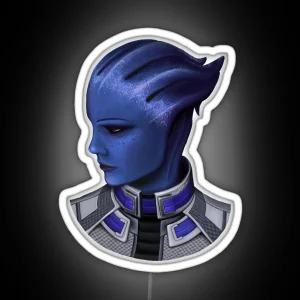 Liara T Soni From Mass Effect RGB Neon Sign