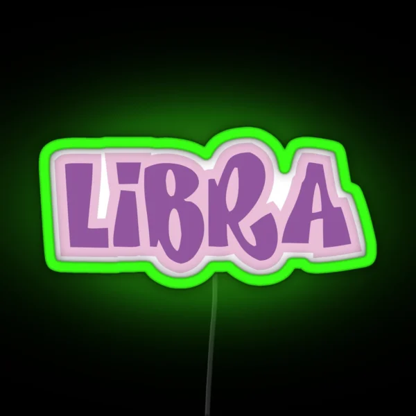 Libra Bratz RGB Neon Sign