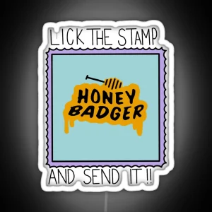 LICK THE STAMP AND SEND IT RGB Neon Sign