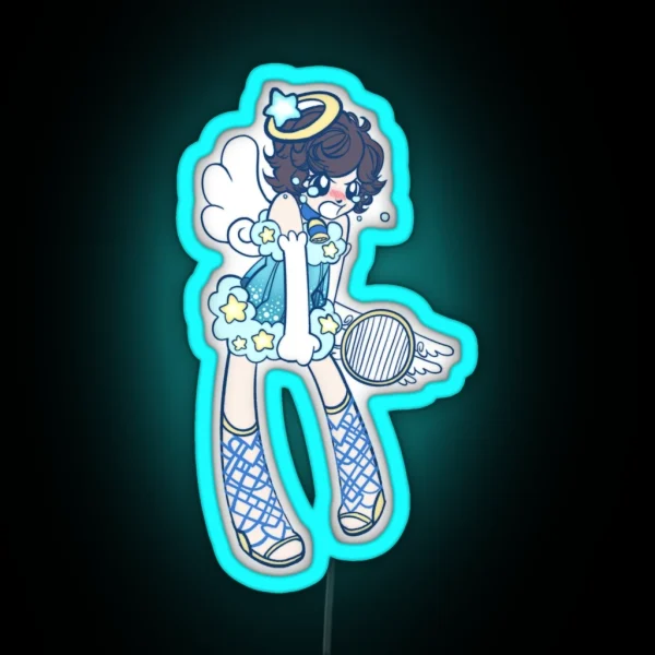 Lieutenant Oscar Bitter Angel RGB Neon Sign