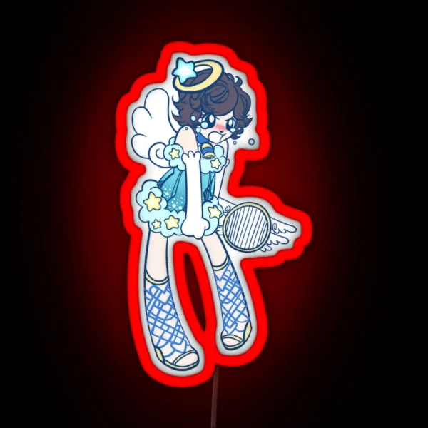 Lieutenant Oscar Bitter Angel RGB Neon Sign