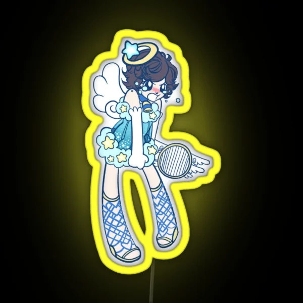 Lieutenant Oscar Bitter Angel RGB Neon Sign