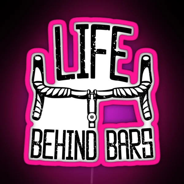 Life Behind Bars RGB Neon Sign
