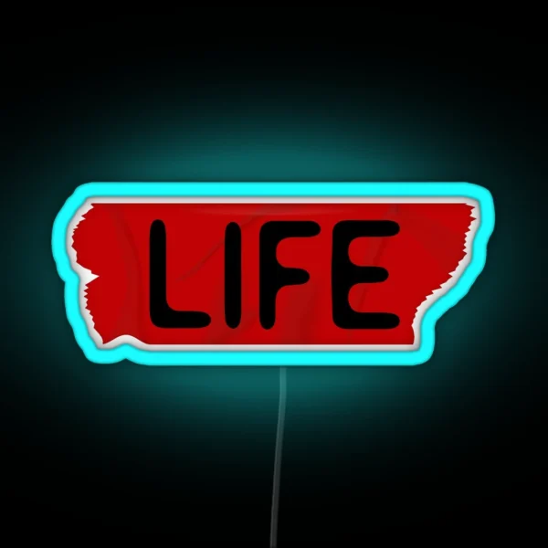 Life Duct Tape RGB Neon Sign
