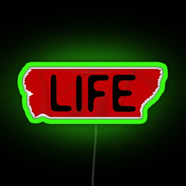 Life Duct Tape RGB Neon Sign