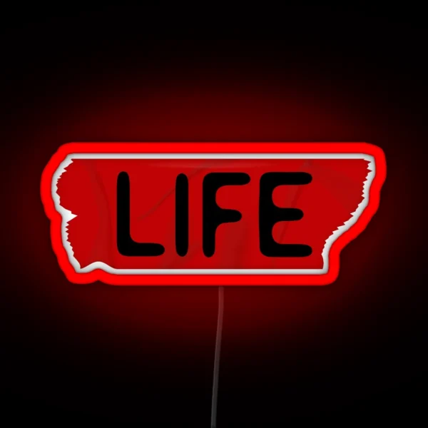 Life Duct Tape RGB Neon Sign