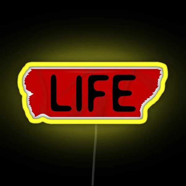 Life Duct Tape RGB Neon Sign