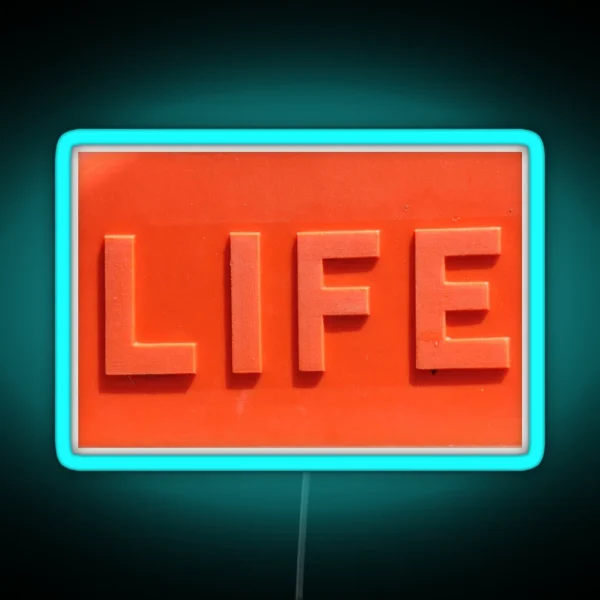 LIFE IS A GIFT OPEN IT FULLY RGB Neon Sign