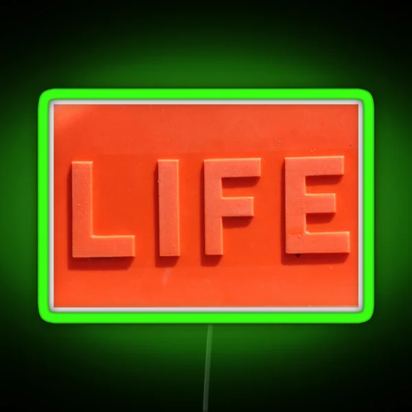 LIFE IS A GIFT OPEN IT FULLY RGB Neon Sign