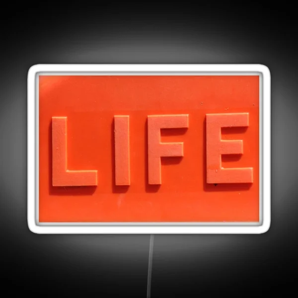 LIFE IS A GIFT OPEN IT FULLY RGB Neon Sign