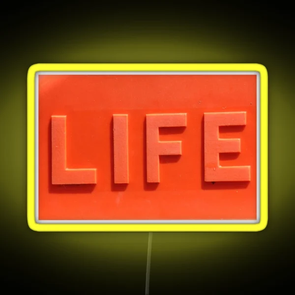 LIFE IS A GIFT OPEN IT FULLY RGB Neon Sign