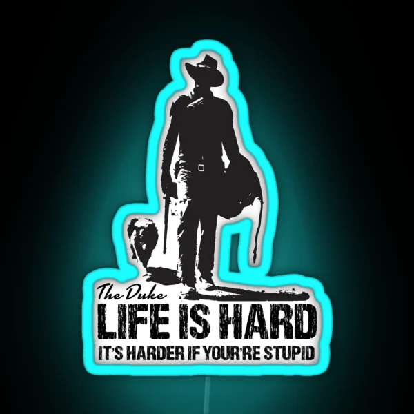 Life Is Hard RGB Neon Sign