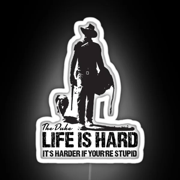 Life Is Hard RGB Neon Sign