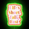 life-is-short-neon-sign-rgb-colors-vibrant-green-background