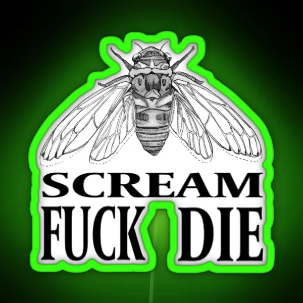 Life Of A Cicada RGB Neon Sign