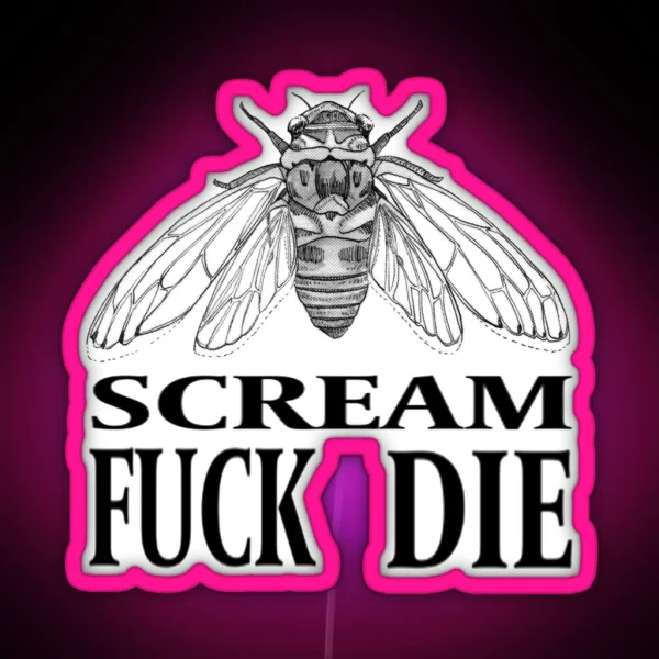 Life Of A Cicada RGB Neon Sign