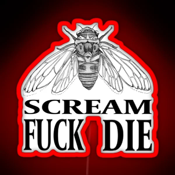 Life Of A Cicada RGB Neon Sign