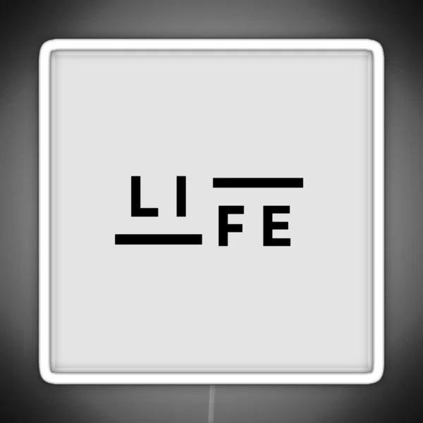 Life RGB Neon Sign