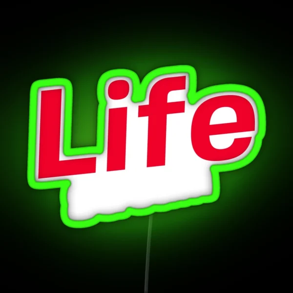 Life Stream RGB Neon Sign
