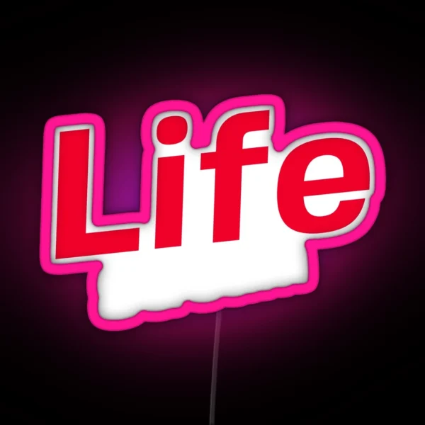 Life Stream RGB Neon Sign