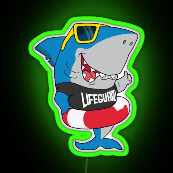 LIFEGUARD RGB Neon Sign