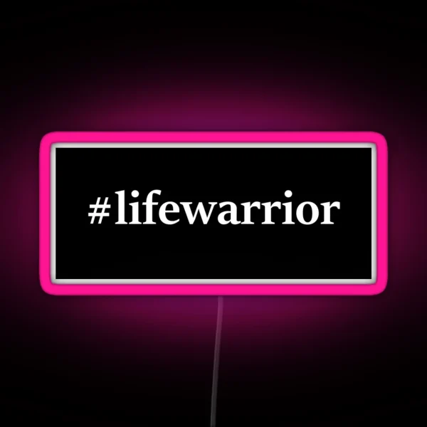 Lifewarrior RGB Neon Sign