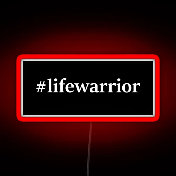 Lifewarrior RGB Neon Sign