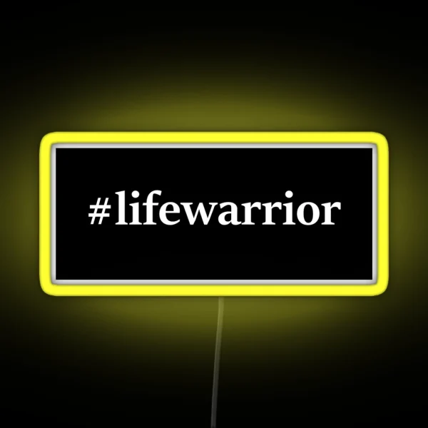 Lifewarrior RGB Neon Sign