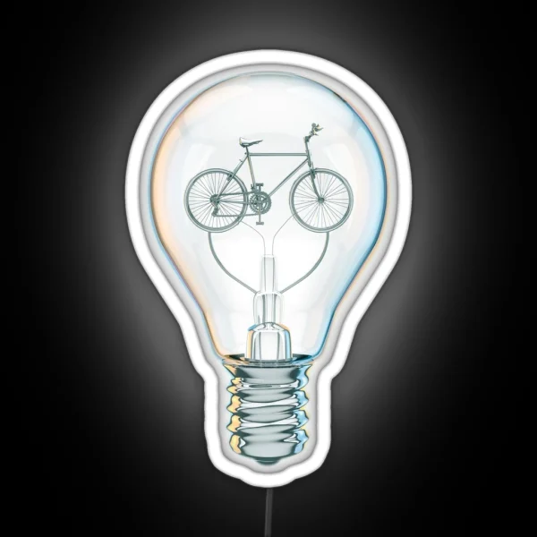 Light Bicycle Bulb RGB Neon Sign
