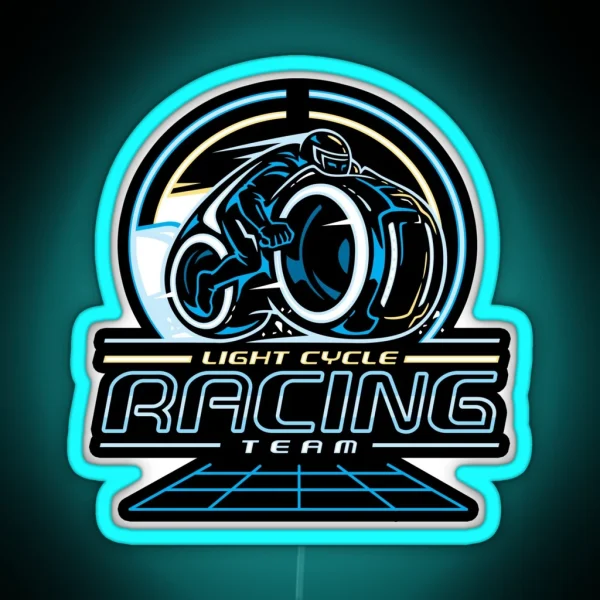 Light Cycle Racing Led RGB Neon Sign