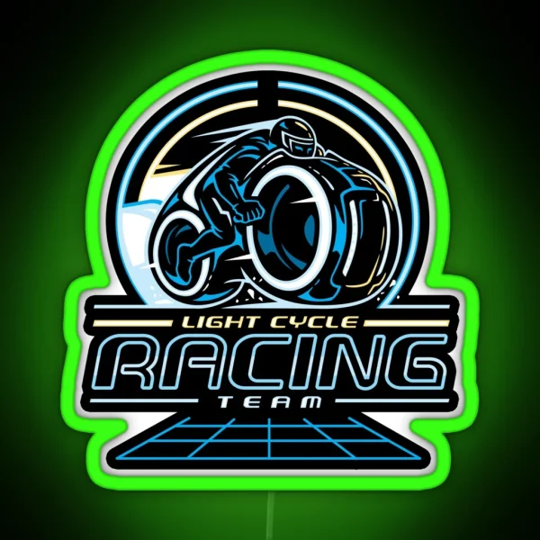 Light Cycle Racing Led RGB Neon Sign