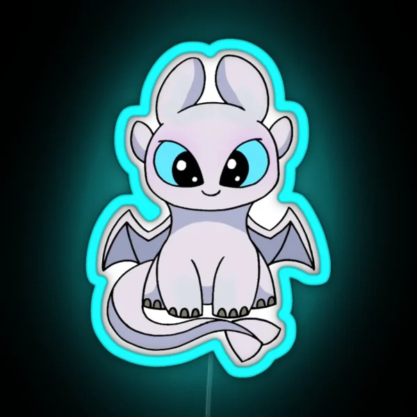 Light Fury Toothless RGB Neon Sign