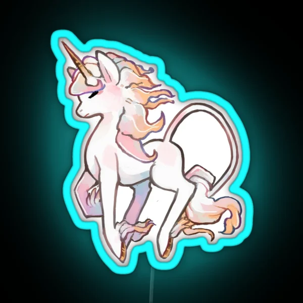 Light Unicorn RGB Neon Sign