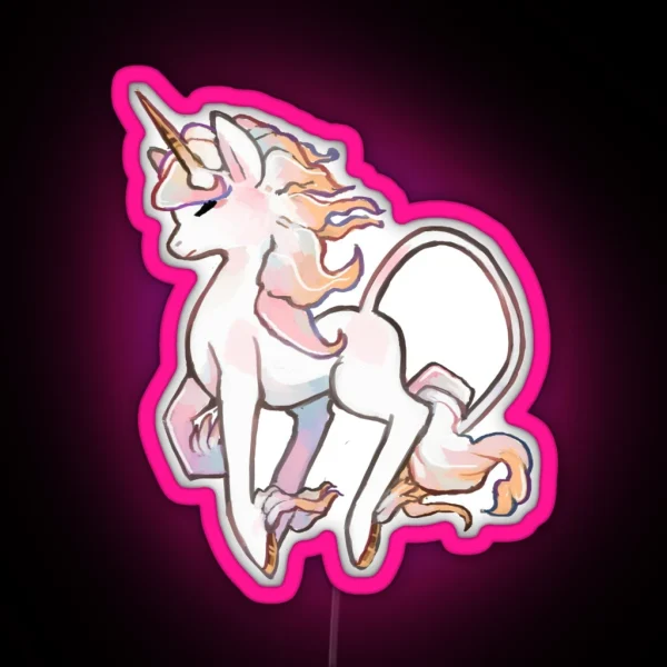 Light Unicorn RGB Neon Sign