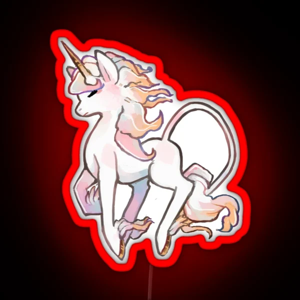 Light Unicorn RGB Neon Sign