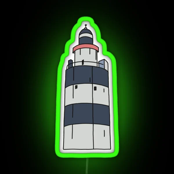 Lighthouse Hook Head RGB Neon Sign