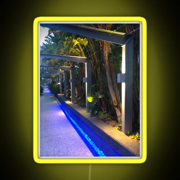 Lighting A Walkway RGB Neon Sign
