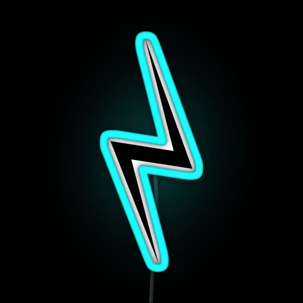 Lightning Bolt RGB Neon Sign