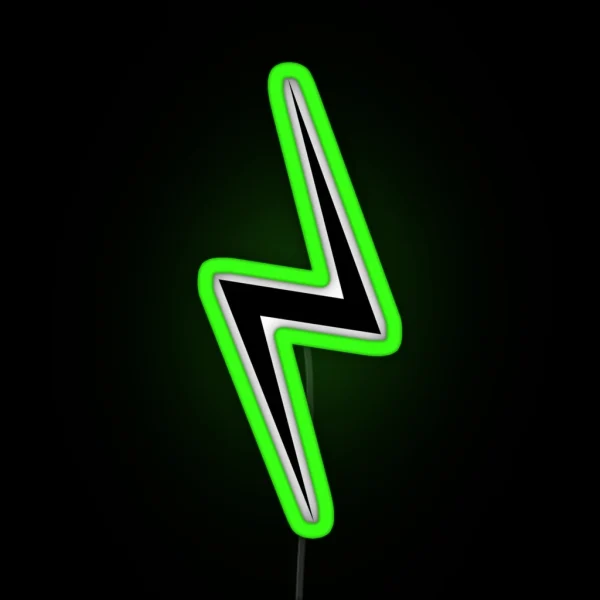 Lightning Bolt RGB Neon Sign