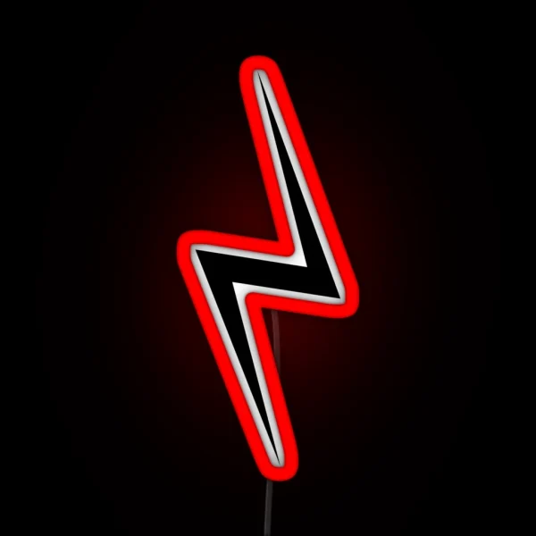 Lightning Bolt RGB Neon Sign