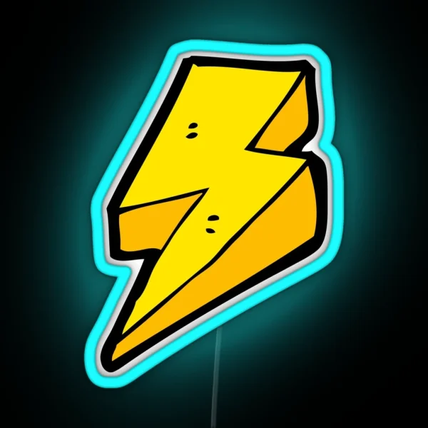 Lightning Bolts RGB Neon Sign