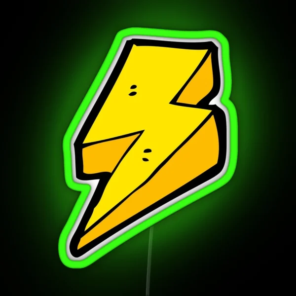 Lightning Bolts RGB Neon Sign