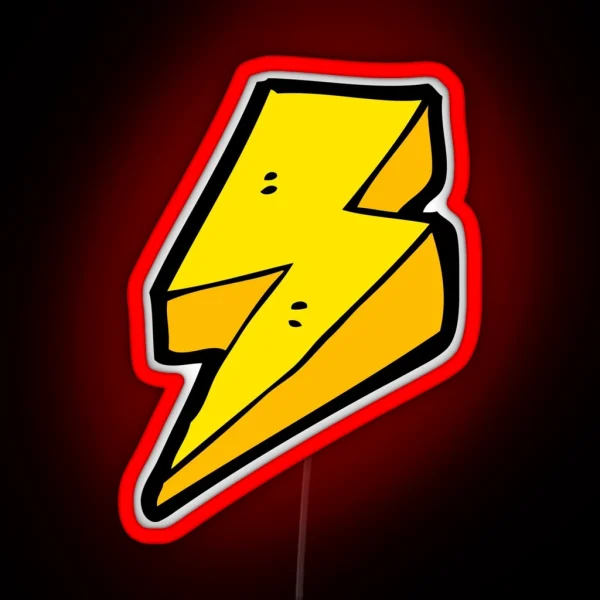 Lightning Bolts RGB Neon Sign