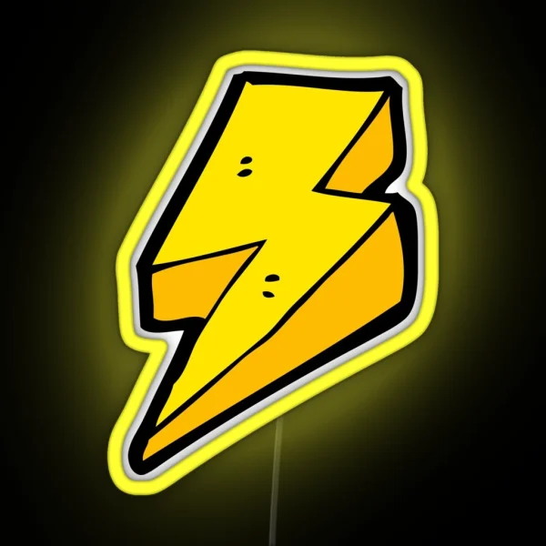 Lightning Bolts RGB Neon Sign