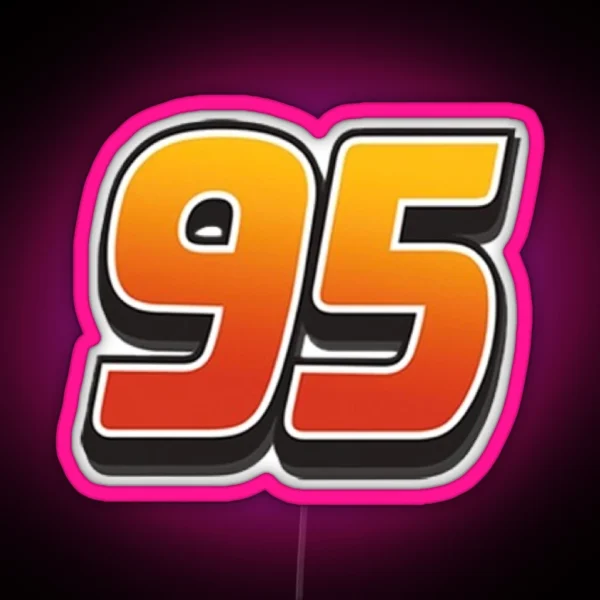 Lightning Mcqueen Cars 95 RGB Neon Sign