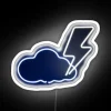 lightning neon sign rgb white