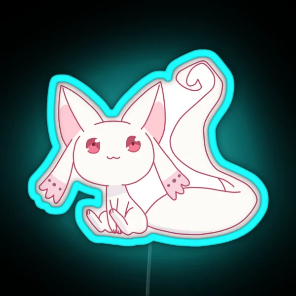 Lil Kyubey RGB Neon Sign