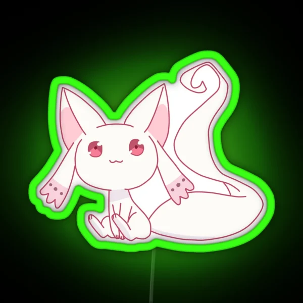 Lil Kyubey RGB Neon Sign