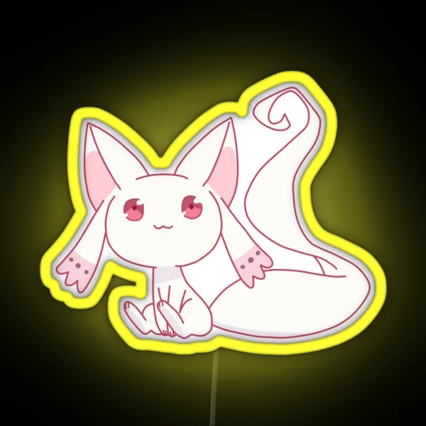 Lil Kyubey RGB Neon Sign