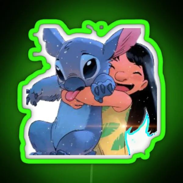 Lilo And Stitch RGB Neon Sign